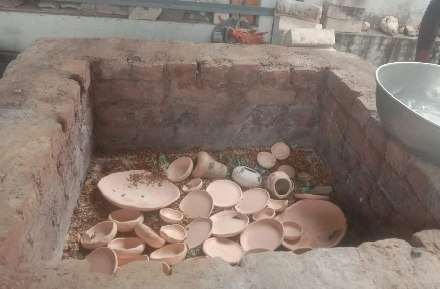 Pit Firing Experience in Our Studio