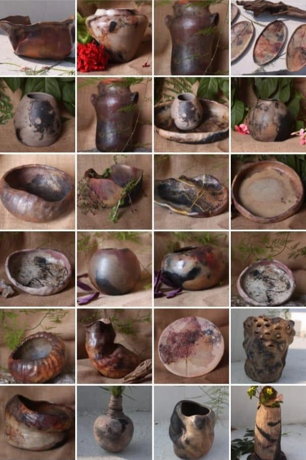 Pit Firing Experience in Our Studio