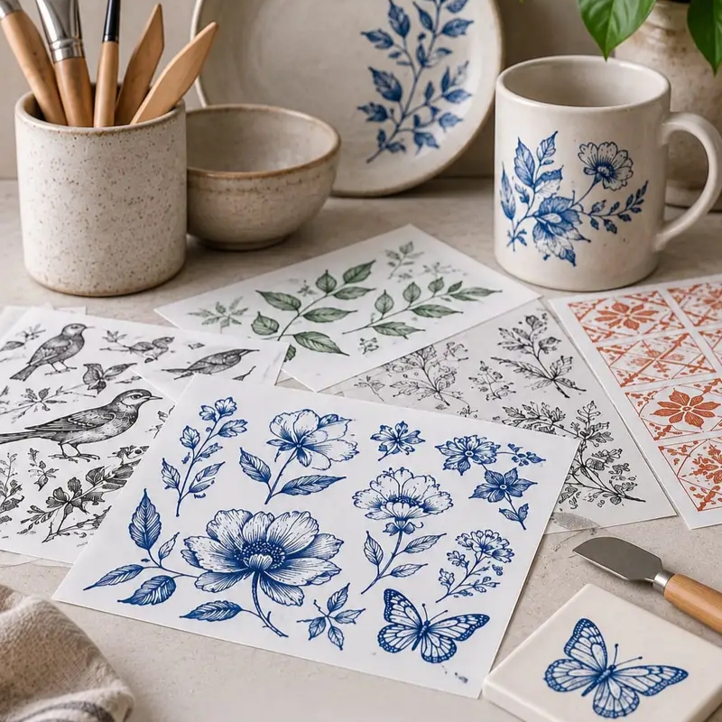 Underglaze Transfer Decals