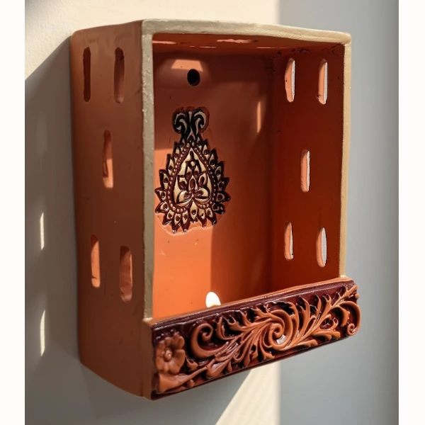 Terra Shrine Square Tealight Holder