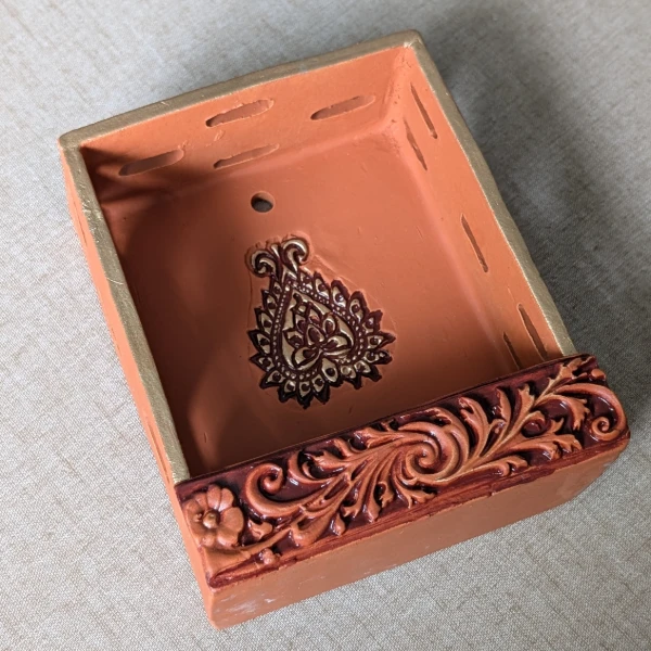 Terra Shrine Square Tealight Holder